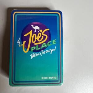 VTG 1994 Joe’s Place Camel Cigarettes Sealed Playing Cards Tell ’Em Joe Sent You